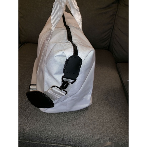 Lacoste Bags New Lacoste White Duffle Weekender Gym Bag Poshmark